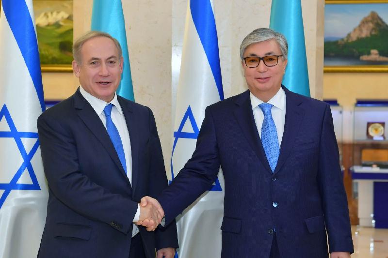 توقاەۆ يزرايل پرەمەر-مينيسترىمەن كەزدەستى