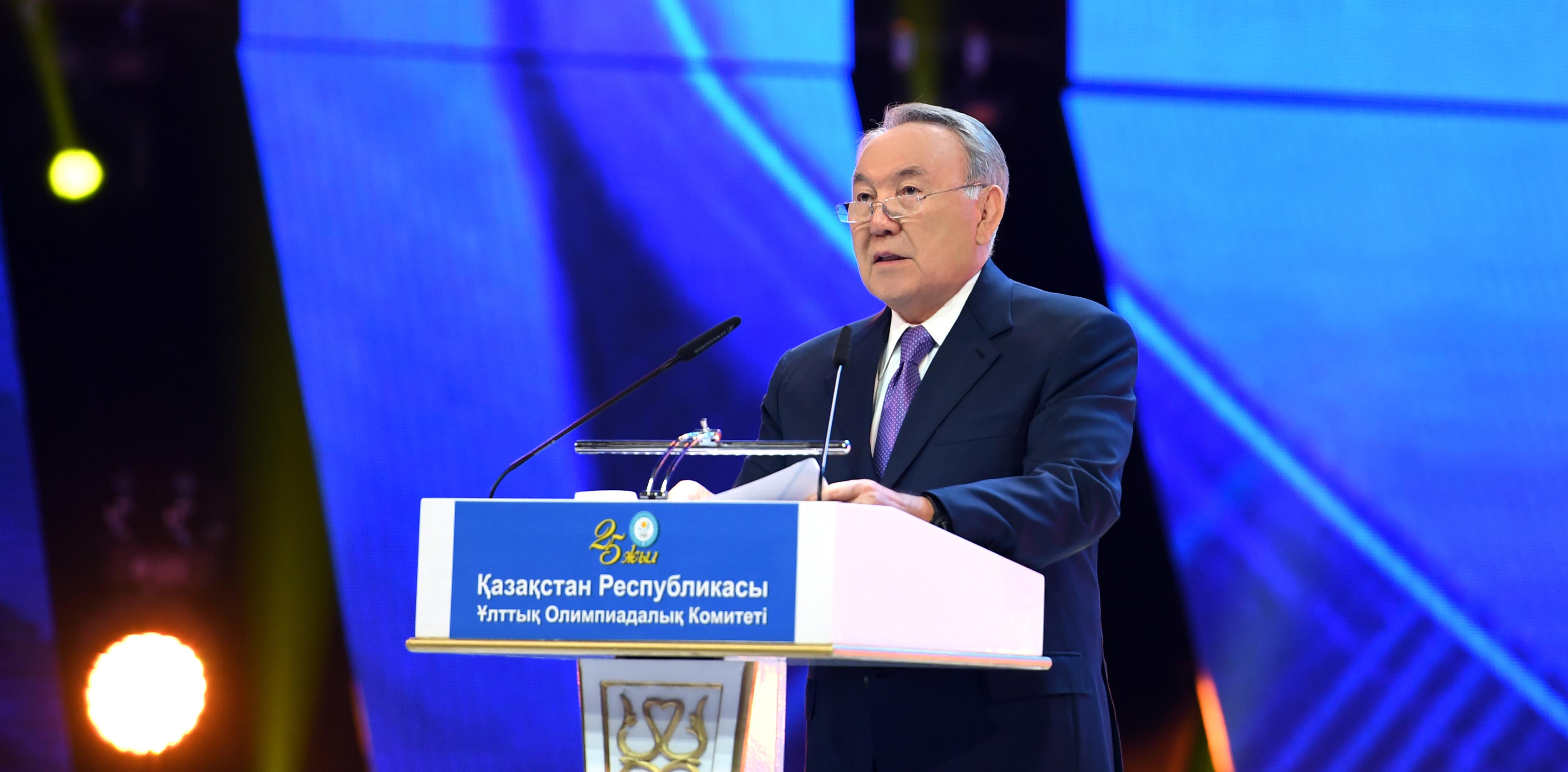 ەلباسى ۇوك-تىڭ 25 جىلدىعىنا ارنالعان شاراعا قاتىستى