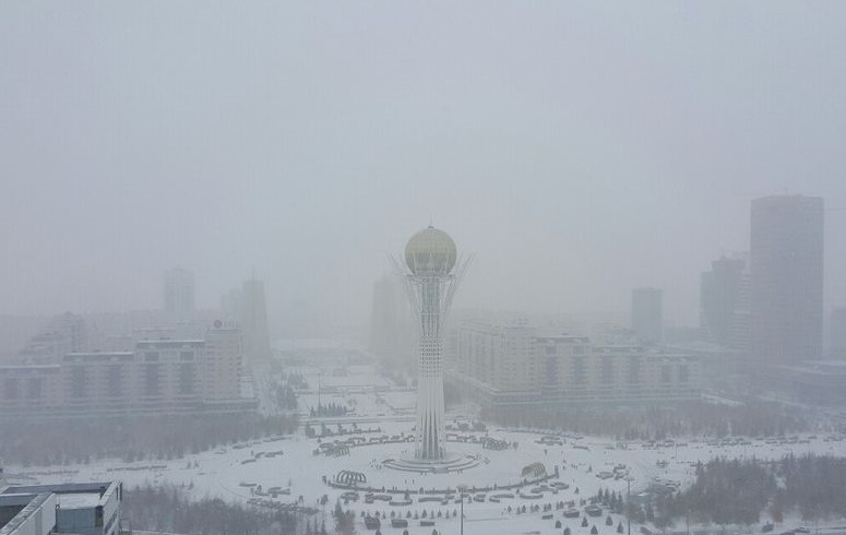 ەلىمىزدىڭ كەي وڭىرلەرىندە تۇمان تۇسەدى