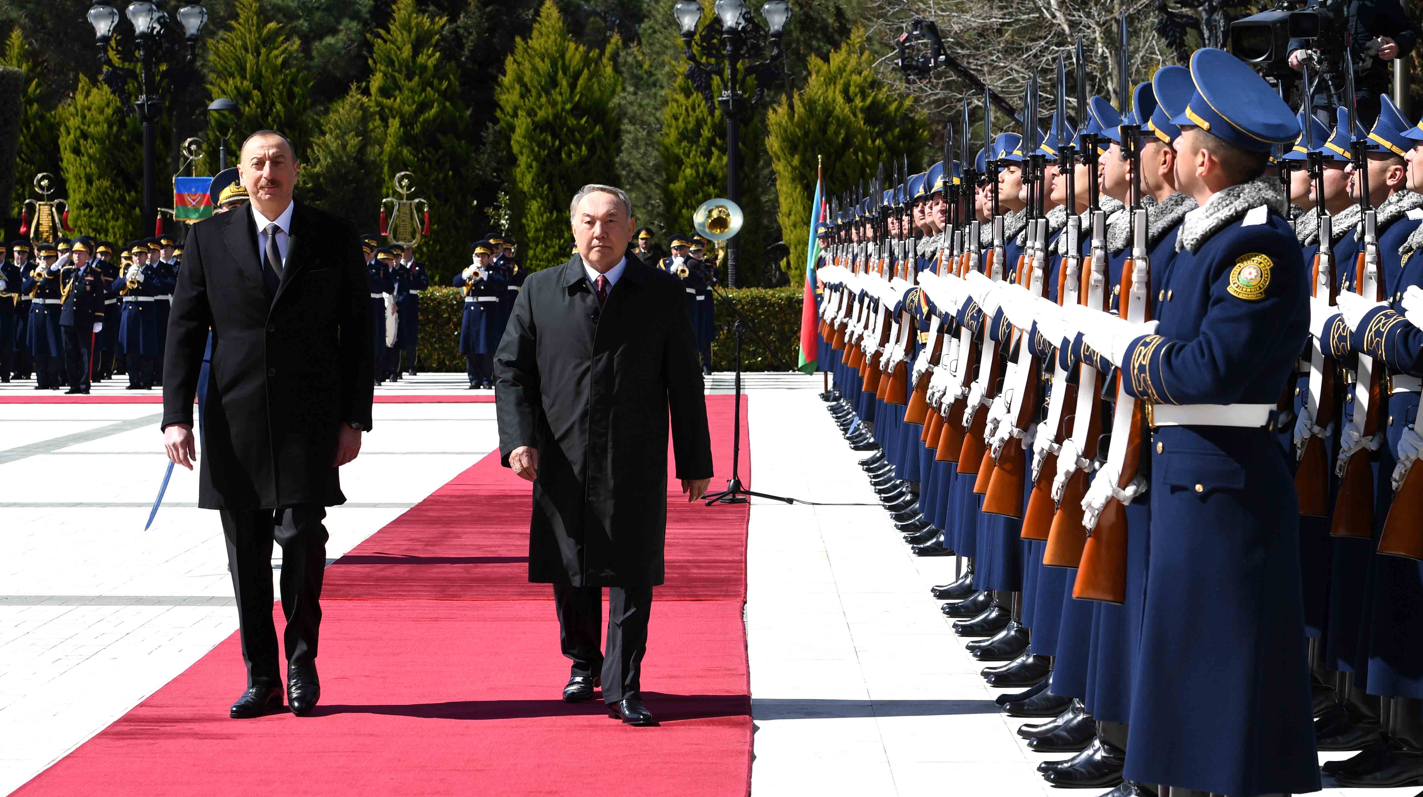 نازارباەۆ ازەربايجان پرەزيدەنتىمەن كەزدەستى