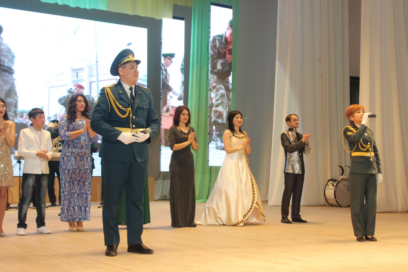 ​قوستانايدا 6697 اسكەري ءبولىم 46 جىلدىعىن اتاپ ءوتتى 