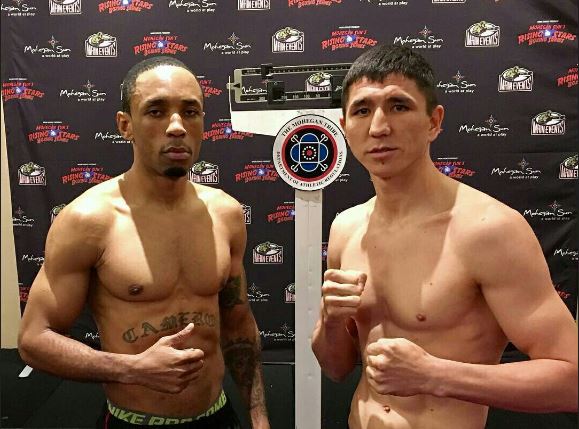 قازاق بوكسشىلارى اقش-تا سالماق ولشەۋ راسىمىنەن ءوتتى