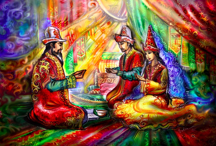 اتىراۋدا باتا بەرۋشى قاريالاردىڭ قالالىق بايقاۋى ءوتتى