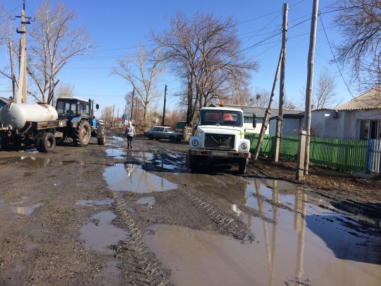 قوستاناي وبلىسىنىڭ بىرنەشە ەلدى مەكەنىن سۋ باستى