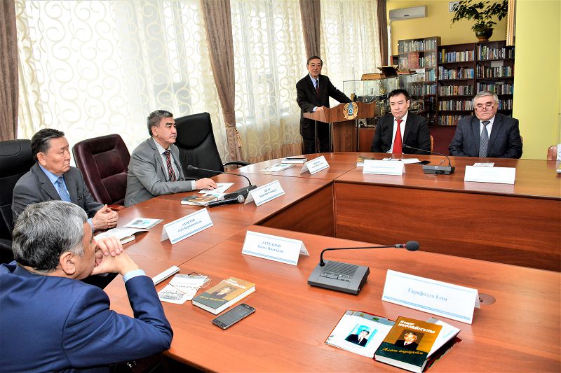 اكادەميك كەڭەس نۇرپەيىس ۇلىنىڭ زالى اشىلدى