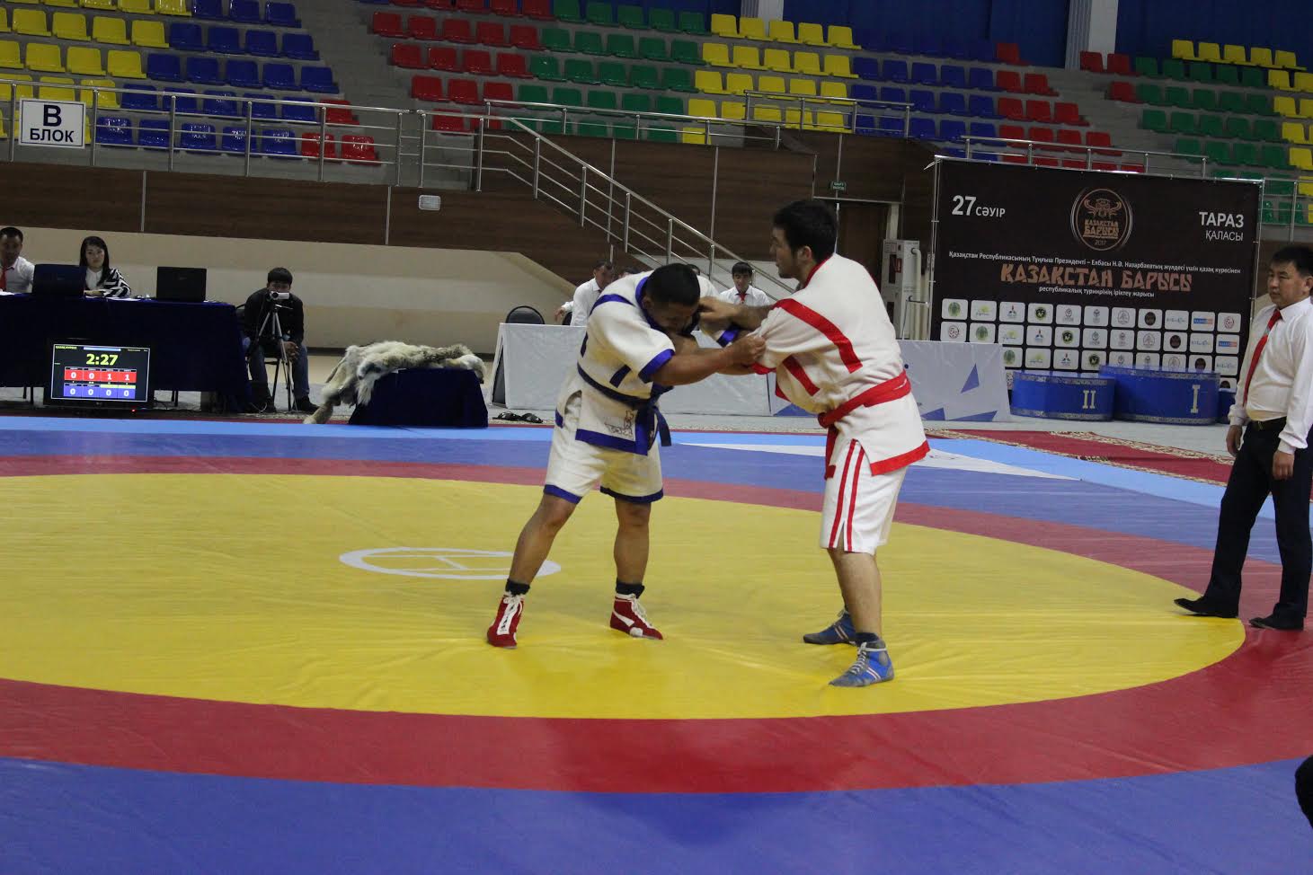 تارازدا «قازاقستان بارىسى» رەسپۋبليكالىق تۋرنيرىنە وبلىستىق ىرىكتەۋ جارىسى ءوتتى​