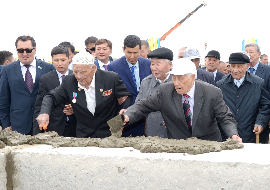 قىزىلوردادا سىرداريا وزەنىنىڭ سول جاعالاۋىندا جاڭا قالانىڭ قۇرىلىسى باستالدى