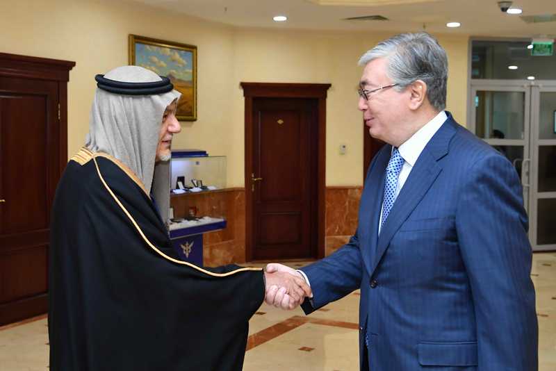 ق.توقاەۆ ساۋد ارابياسى كورولىنىڭ كەڭەسشىسىن قابىلدادى