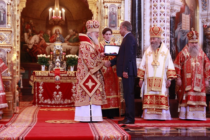 تاسماعامبەتوۆ رەسەي پاتريارحى كيريللگە ءى دارەجەلى «دوستىق» وردەنىن تاپسىردى