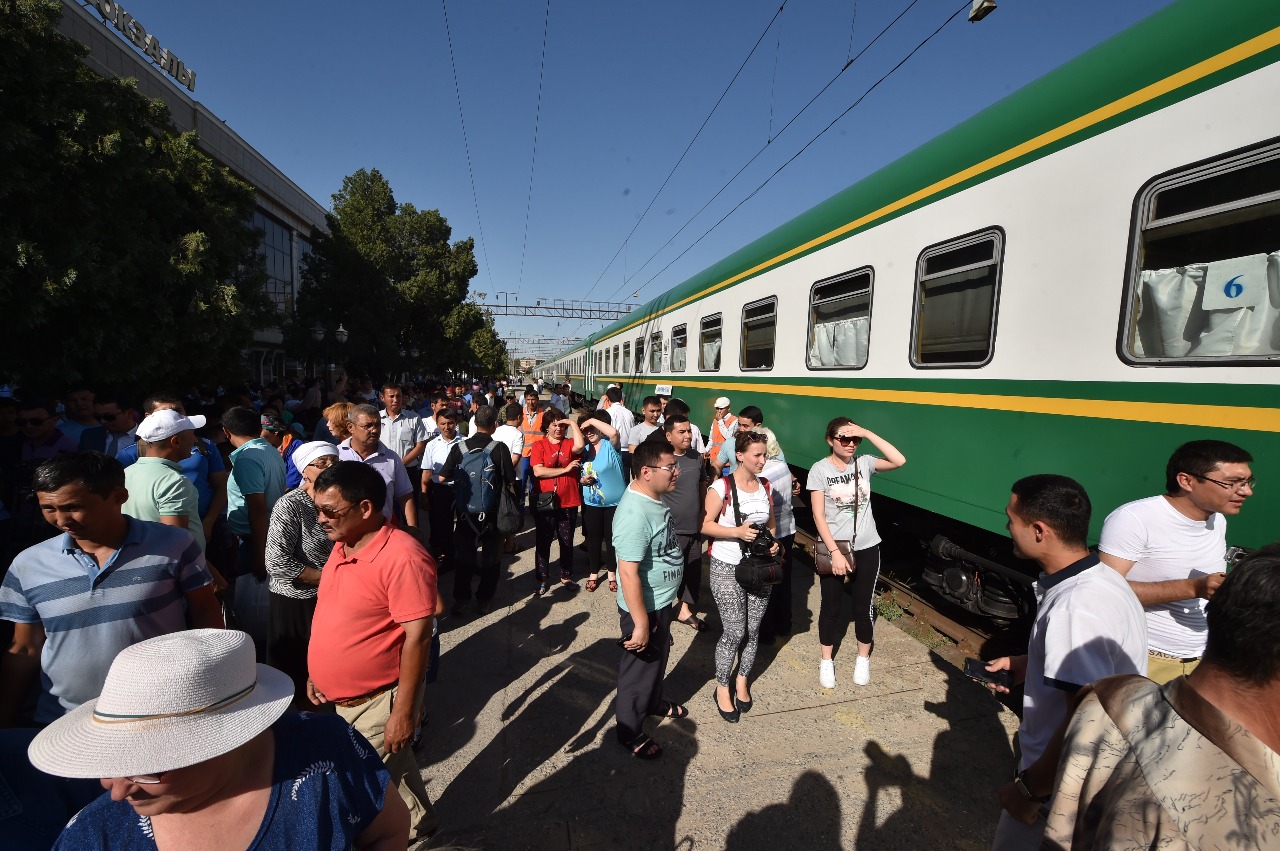 حالىقارالىق «سامارقان-استانا-نۇرلى جول» تەمىر جول باعىتى اشىلدى