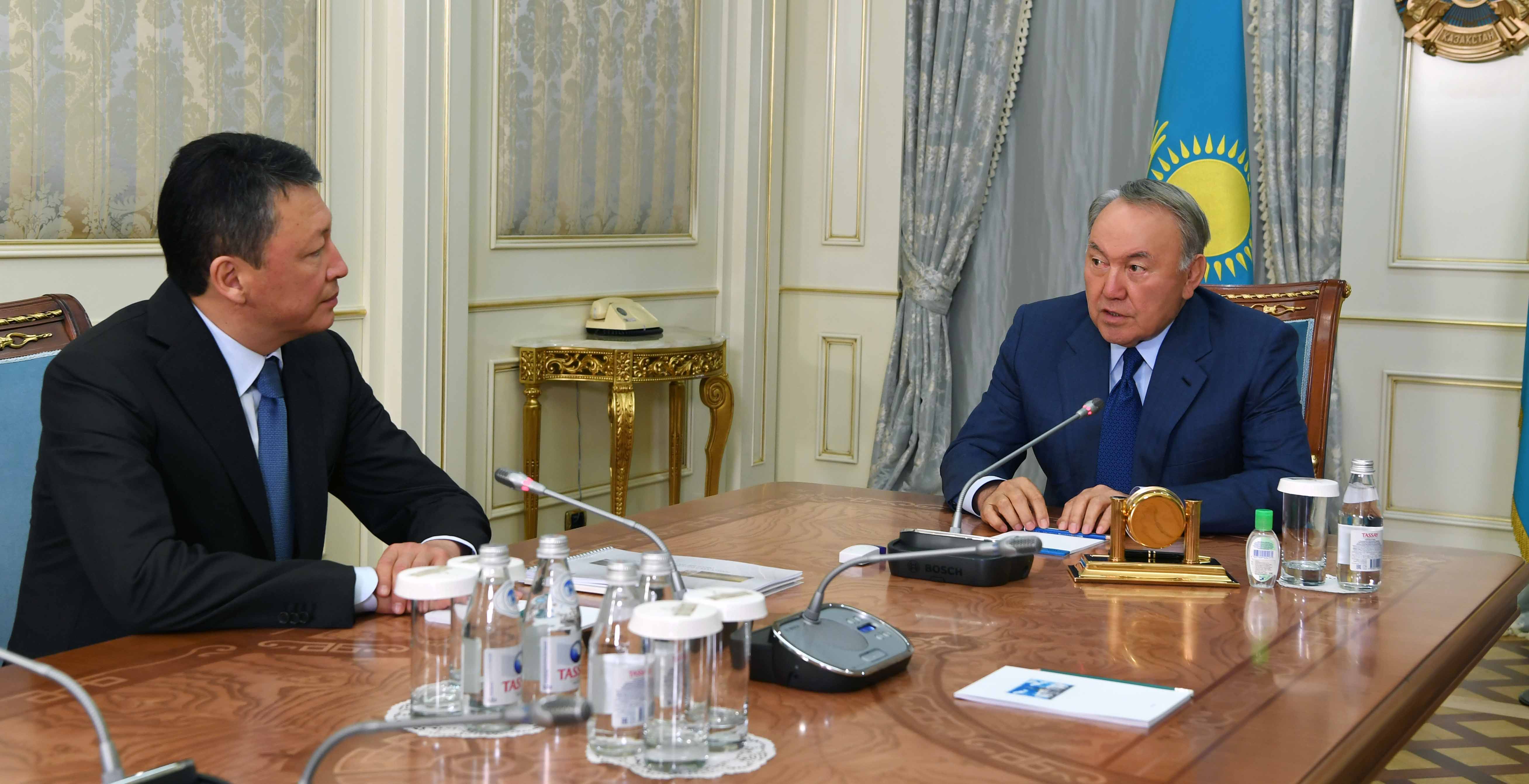 تيمۋر ق ۇلىباەۆ ەلباسىنا كاسىپكەرلىكتى دامىتۋ شارالارى تۋرالى ەسەپ بەردى