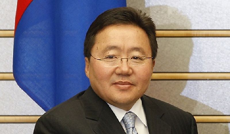 ەلورداعا موڭعوليا پرەزيدەنتى كەلدى