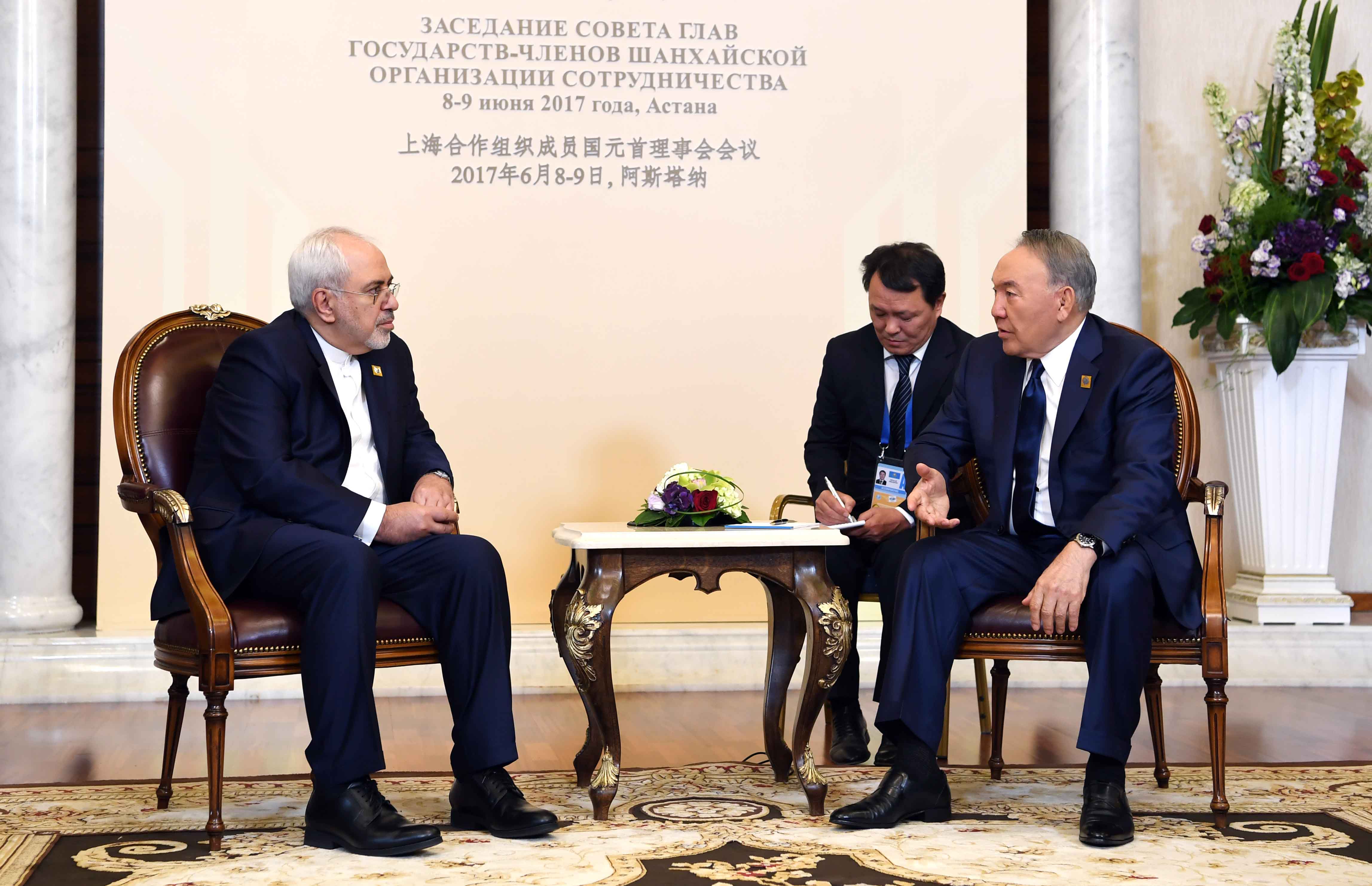 ەلباسى يراننىڭ سىرتقى ىستەر ءمينيسترىنىڭ ورىنباسارىمەن كەزدەستى