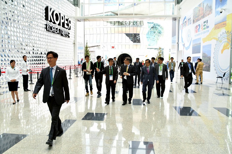 كورەيا پاۆيلونى ازىرلىگىن پىسىقتادى