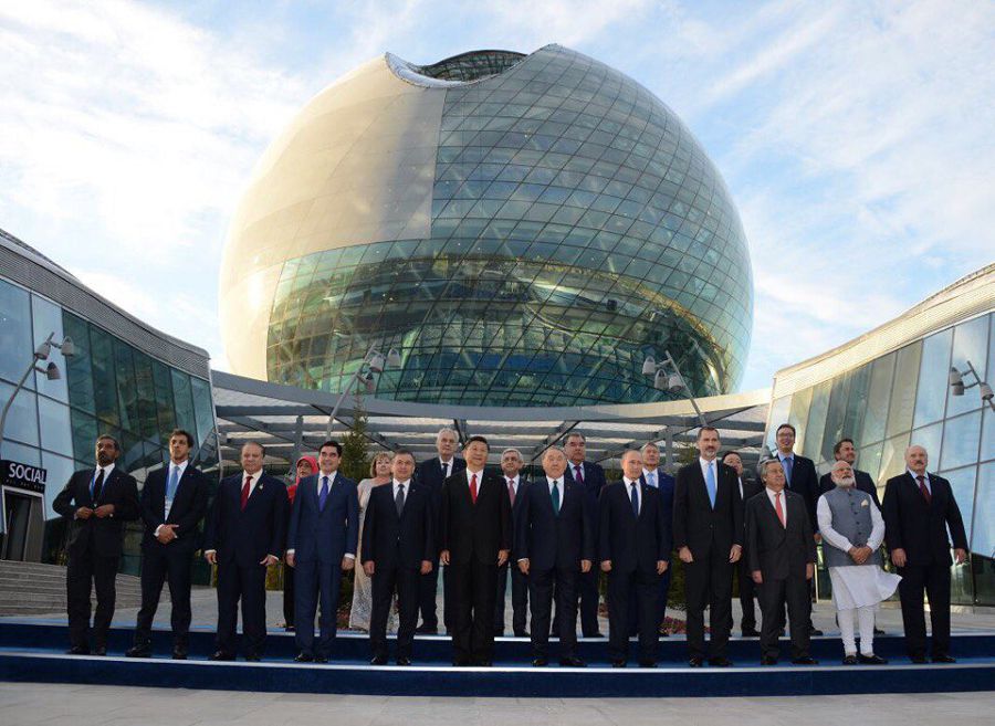 EXPO-2017. پرەزيدەنتتەر مەن ۇكىمەت باسشىلارى كەشەن اۋماعىنا كەلدى