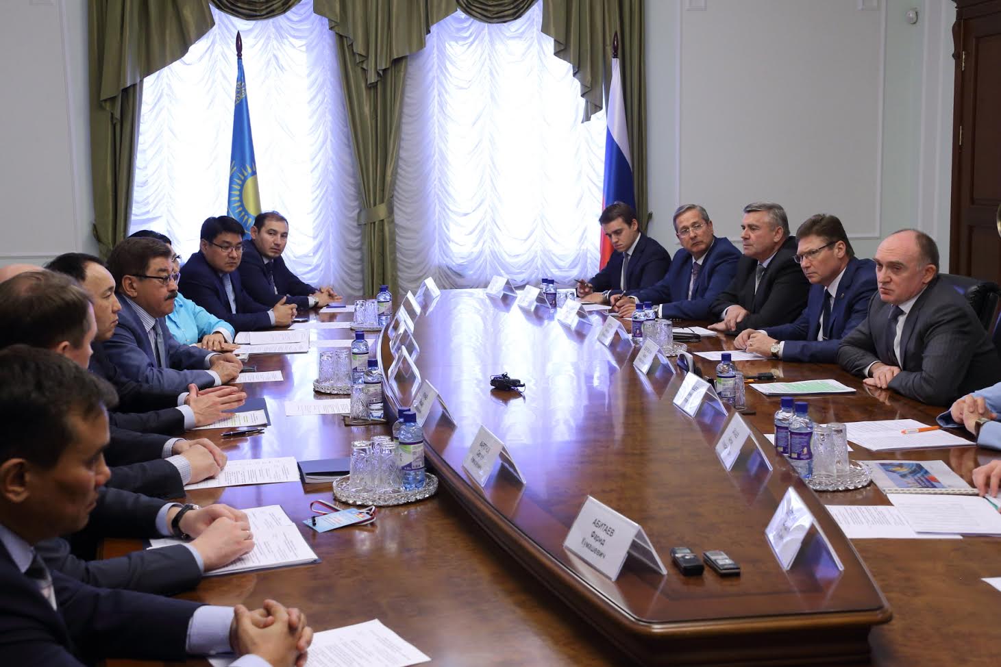 ارحيمەد مۇحامبەتوۆ باستاعان قوستاناي وبلىسىنىڭ دەلەگاتسياسى  چەليابى وبلىسىندا باردى