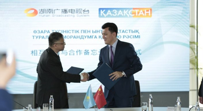 قازاقستاننىڭ تەلەجوبالارى قىتاي ارنالارىنان كورسەتىلەدى