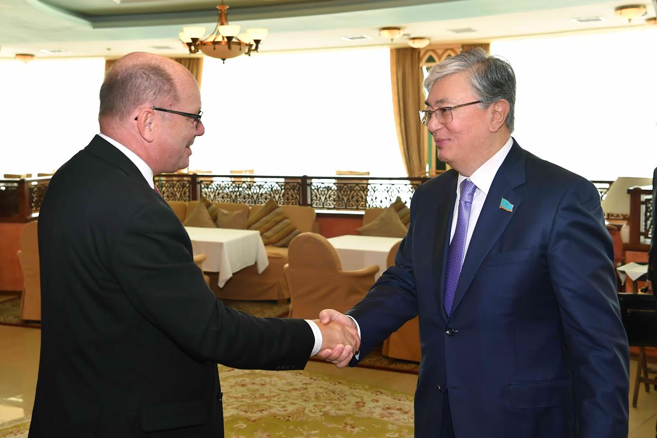 توقاەۆ شۆەتسيا ريكسداگىنىڭ توراعاسىمەن كەزدەستى