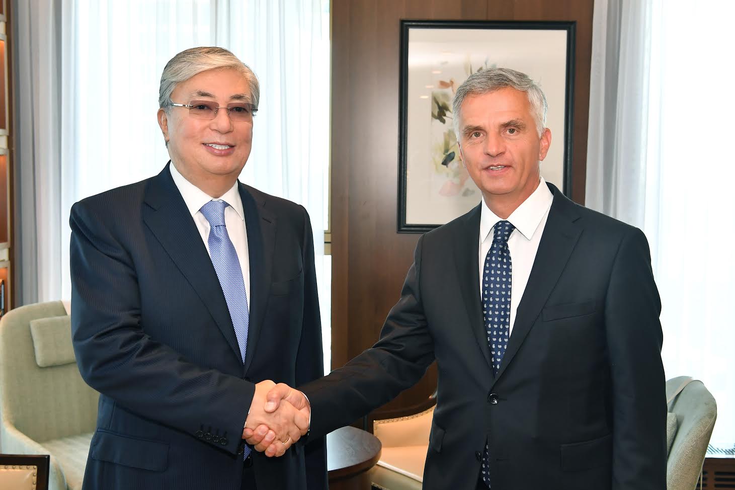 ق. توقاەۆ «ەكسپو-2017» كورمەسىنە قاتىسقانى ءۇشىن  شۆەيتسارياعا العىس ايتتى