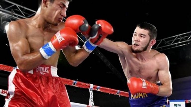 كاسىپقوي بوكسشى ايدار شارىباەۆ چەمپيوندىق بەلدىككە تالاسادى