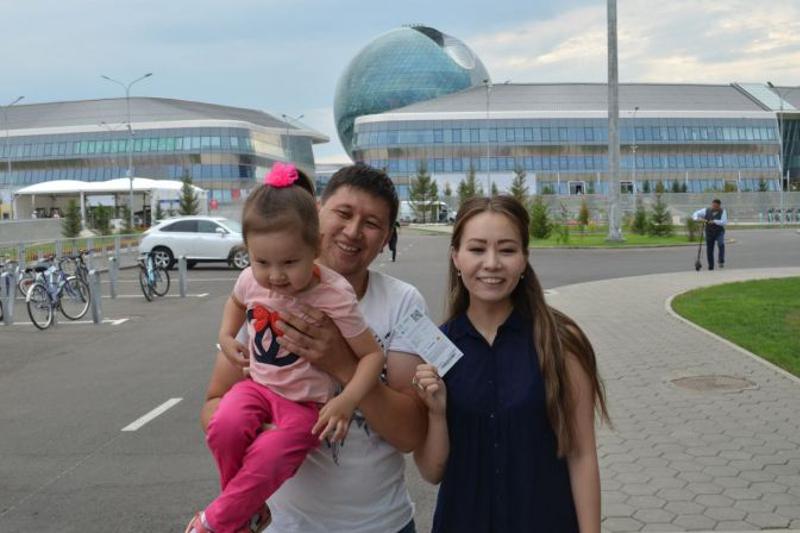 ەكسپو-نىڭ ميلليونىنشى كەلۋشىسى بەلگىلى بولدى