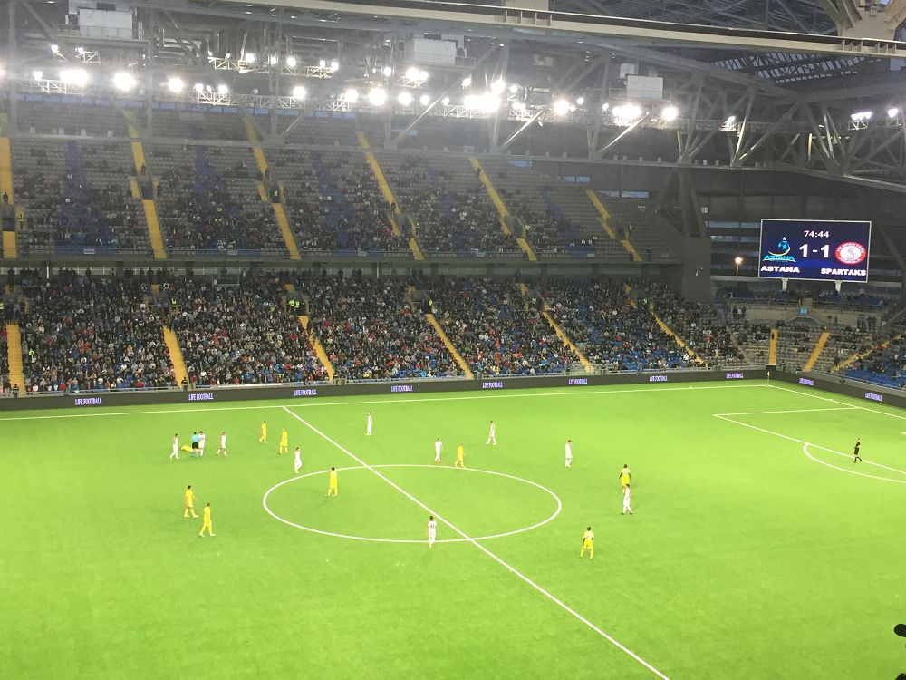 "استانا" ءوز الاڭىندا "سپارتاكسپەن" تەڭ ءتۇستى