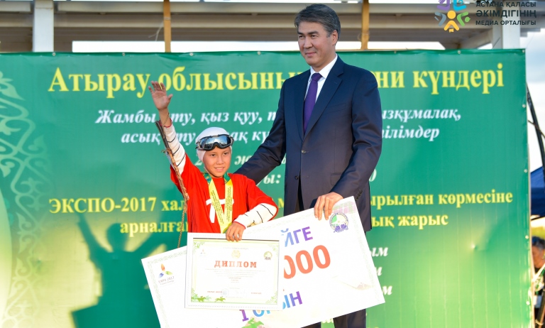 بايگەدەن قازاقستان پرەزيدەنتى جۇلدەسىنىڭ جەڭىمپازدارى انىقتالدى