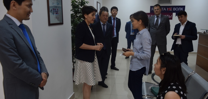 تامارا دۇيسەنوۆا ەلوردانىڭ حالىقتى جۇمىسپەن قامتۋ ورتالىعىن ارالادى