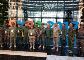 16 ەلدىڭ اسكەري قىزمەتكەرلەرى ەكسپو كورمەسىن ارالادى