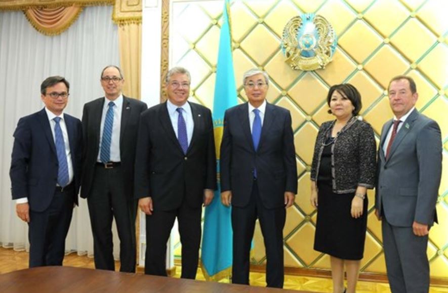 ق.توقاەۆ قازاقستان-شۆەيتساريا دوستىق توبىنىڭ تەڭ توراعاسى ف.ءلومبارديدى قابىلدادى