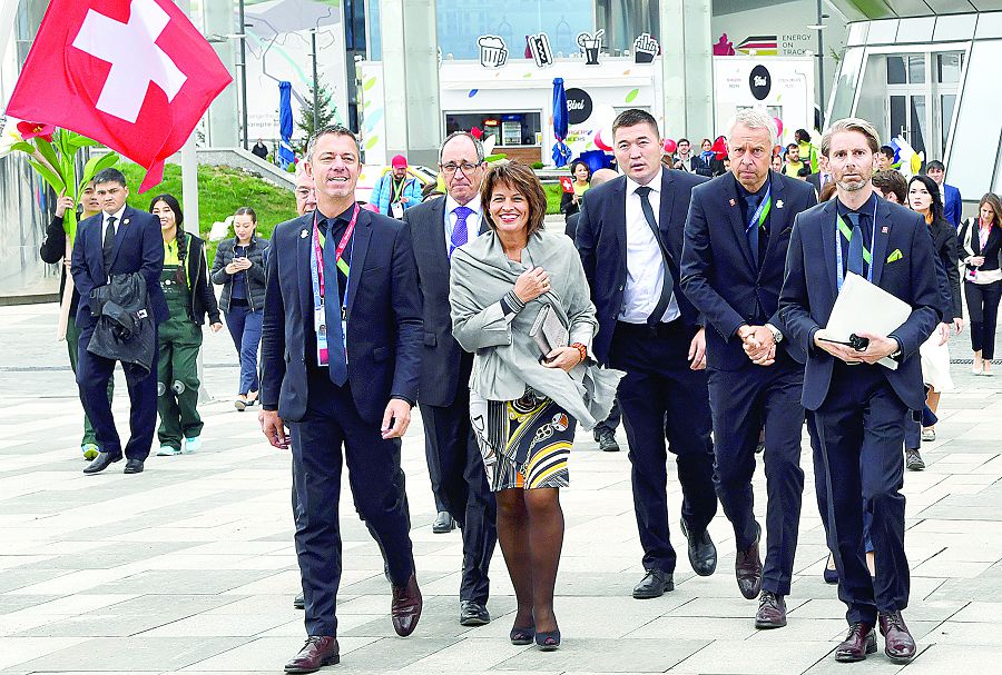 شۆەيتسار ساعاتى استانا ۋاقىتىن كورسەتەدى (ەكسپو جاڭالىقتارى)