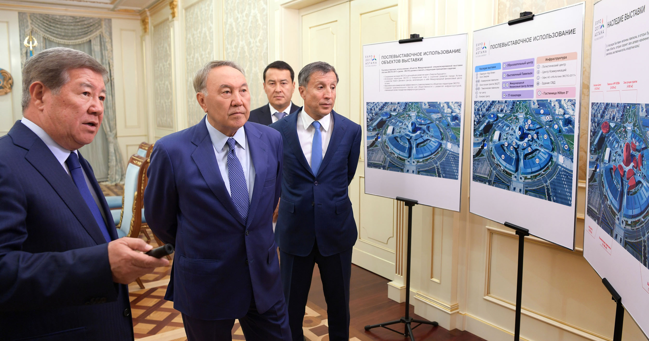 ەلباسى «استانا ەكسپو-2017» ۇك» اق باسقارماسىنىڭ توراعاسى ا.ەسىموۆتى قابىلدادى