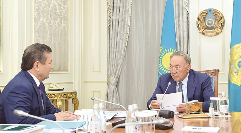 پرەزيدەنت قازاق ۇلتتىق اگرارلىق ۋنيۆەرسيتەتىنىڭ رەكتورىن قابىلدادى 