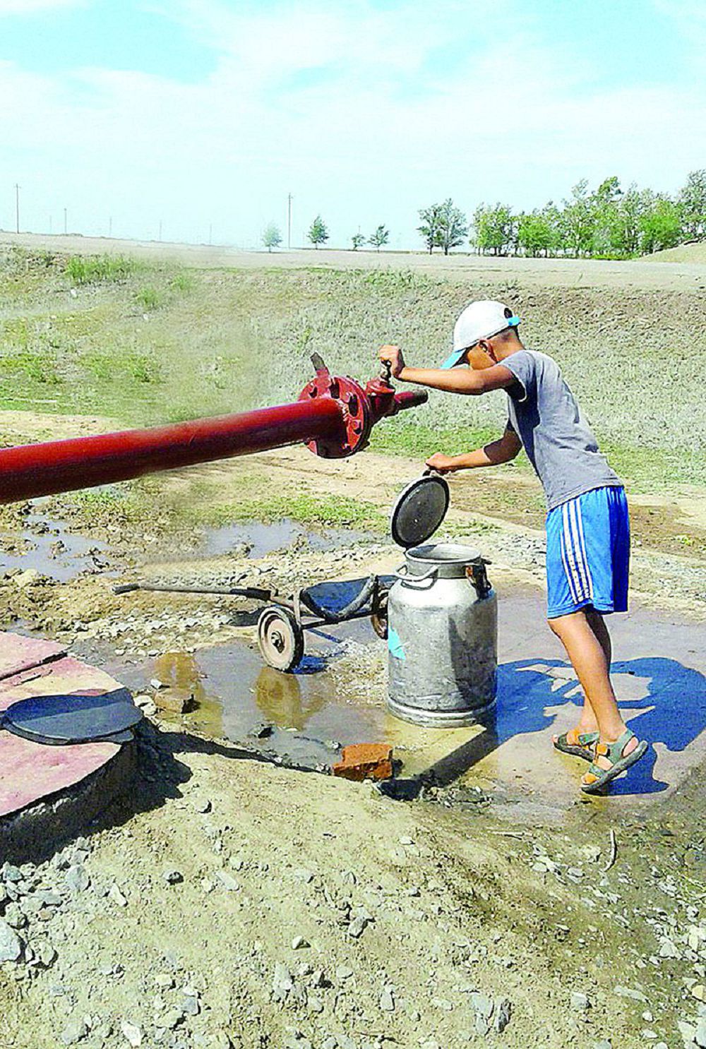 ەرتىس, ماي اۋ­دان­دا­رىنا سۋ تارتۋ ۇزاققا سوزىلىپ بارادى