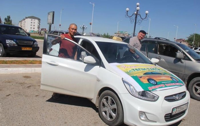 تالدىقورعاندا ايت كۇندەرى 70 تاكسي تەگىن قىزمەت كورسەتەدى