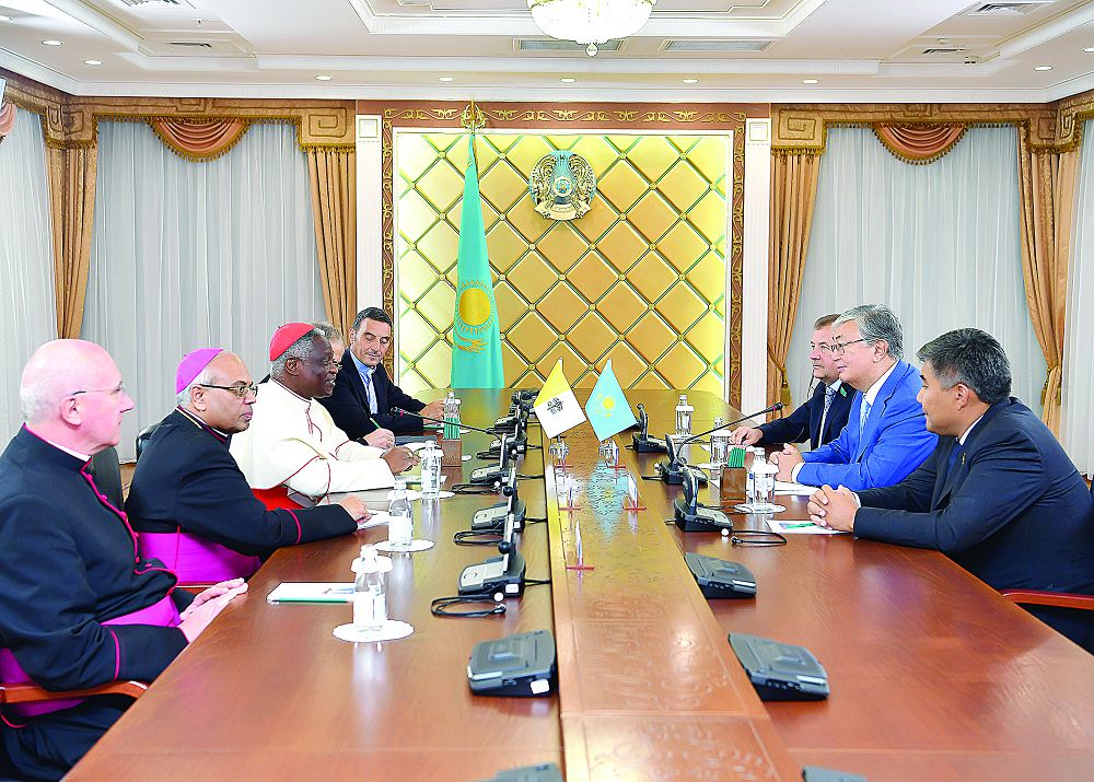 توقاەۆ ۆاتيكاننىڭ ۇلتتىق كۇنىنىڭ اشىلۋىنا قاتىستى