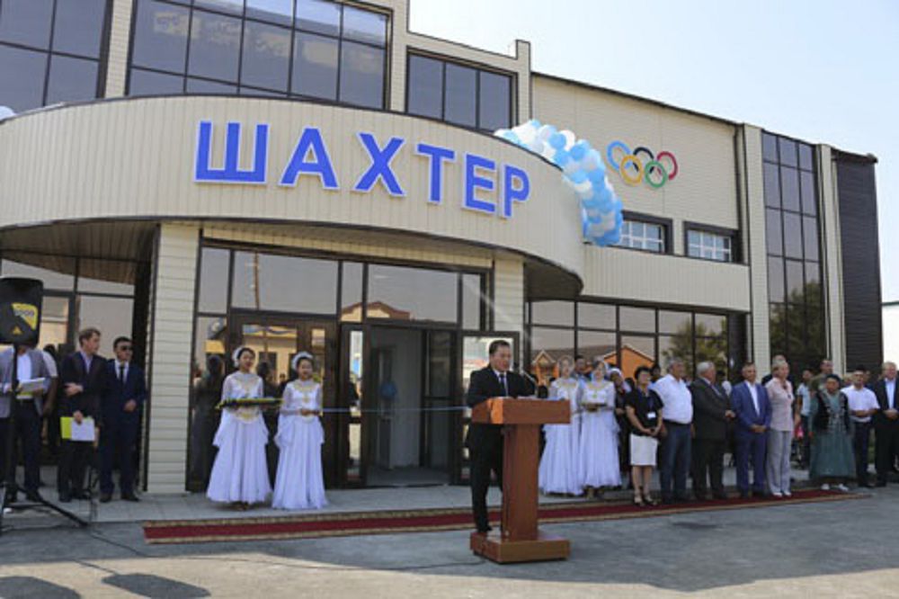 «شاحتەر» اۋىلىندا سپورت كەشەنى اشىلدى