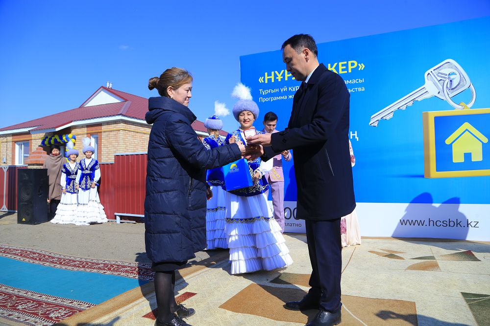 قوستانايلىقتار «نۇرلى جەر» باعدارلاماسى بويىنشا باسپانالى بولدى