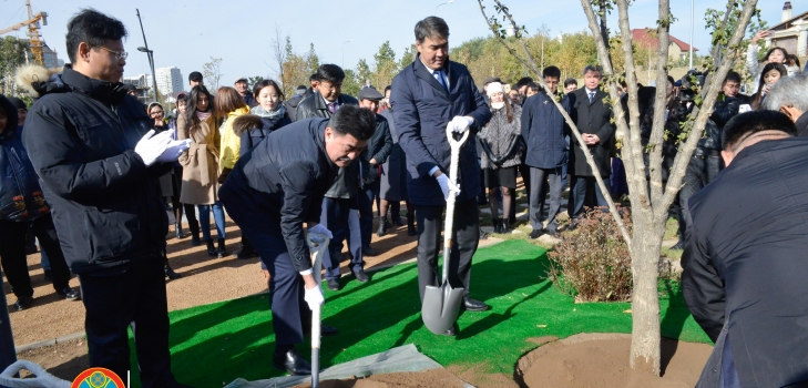 استانادا «قازاقستان - كورەيا دوستىق باعى» اشىلدى