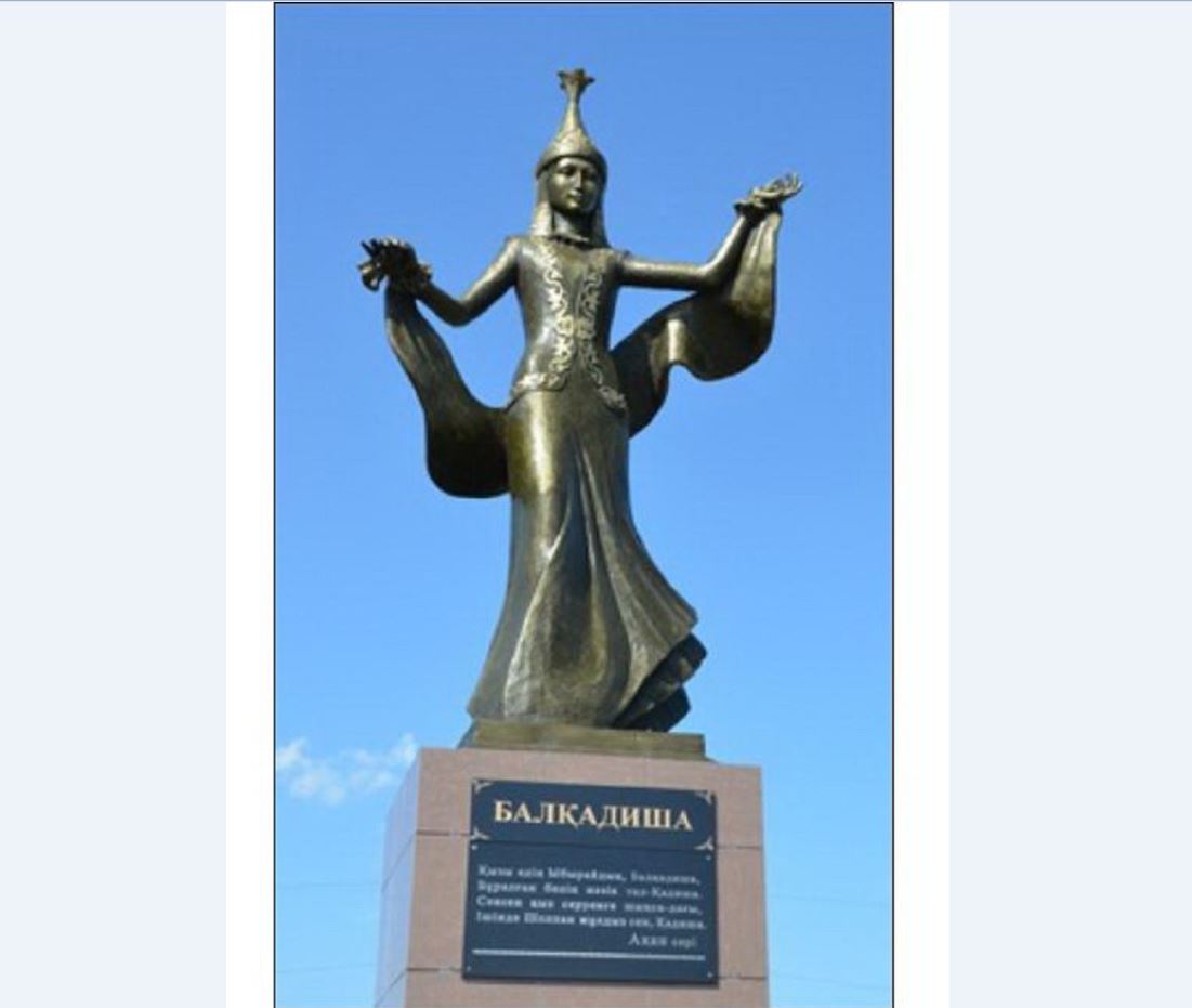 بالقاديشاعا ەسكەرتكىش ورناتىلدى