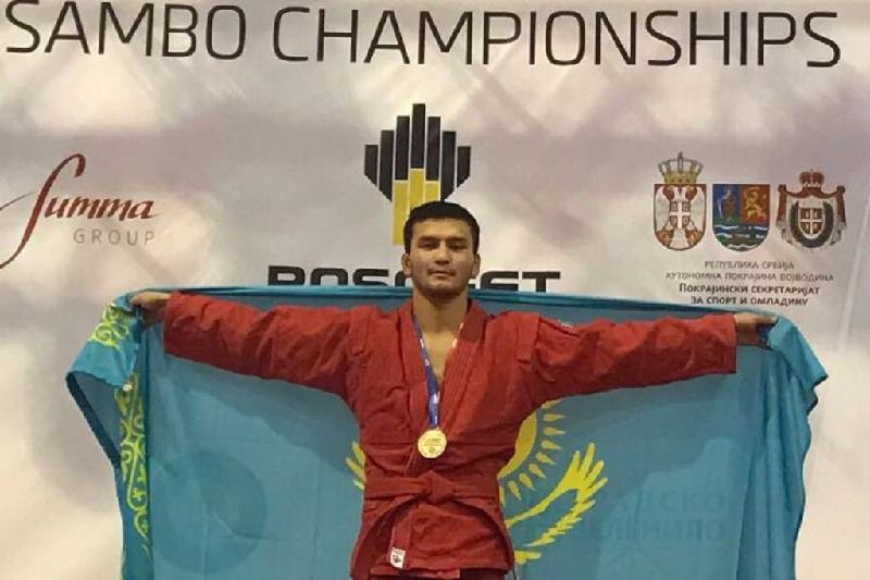 اقتاۋلىق سپورتشى سامبودان الەم چەمپيونى اتاندى