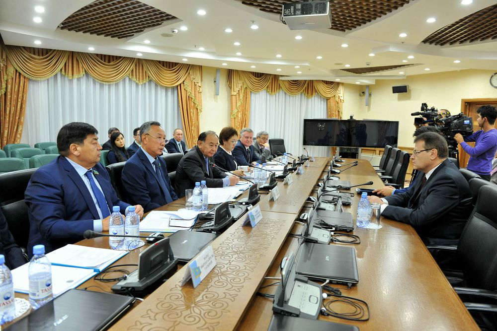 سەنات كوميتەتىندە «ۇستاپ   بەرۋ تۋرالى كونۆەنتسيانى راتيفيكاتسيالاۋ تۋرالى» زاڭ جوباسى قارالدى