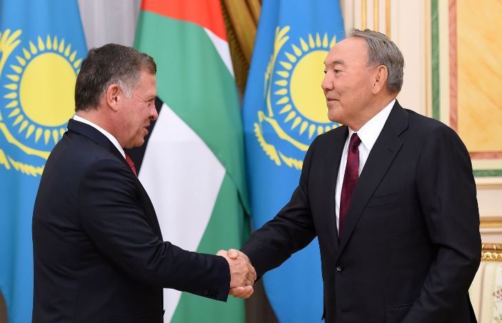 ەلباسى يوردانيا كورولى ءىى ابداللامەن كەزدەستى