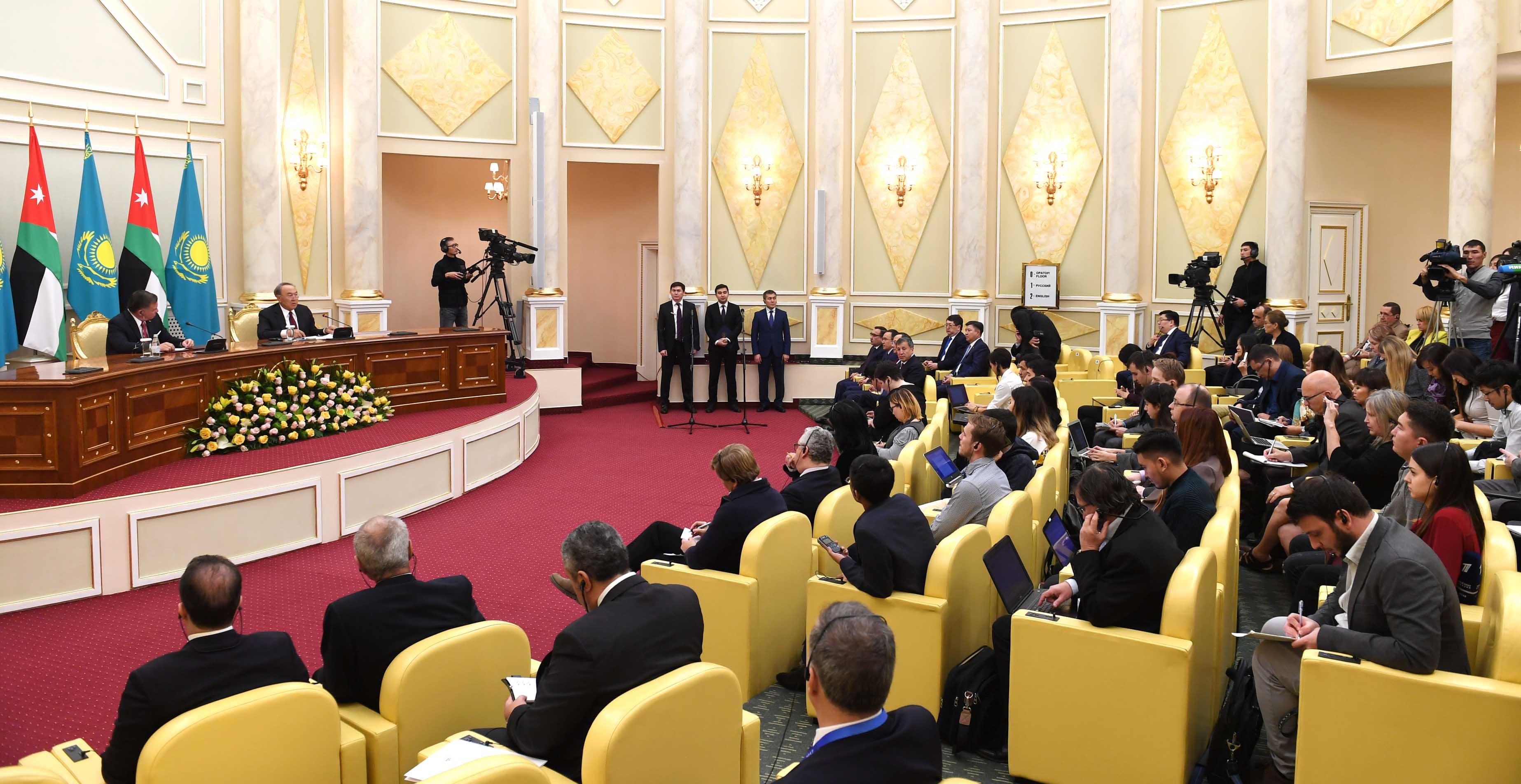 يوردانيا كورولىنىڭ قازاقستانعا ساپارى بارىسىندا بىرقاتار قۇجاتتارعا قول قويىلدى