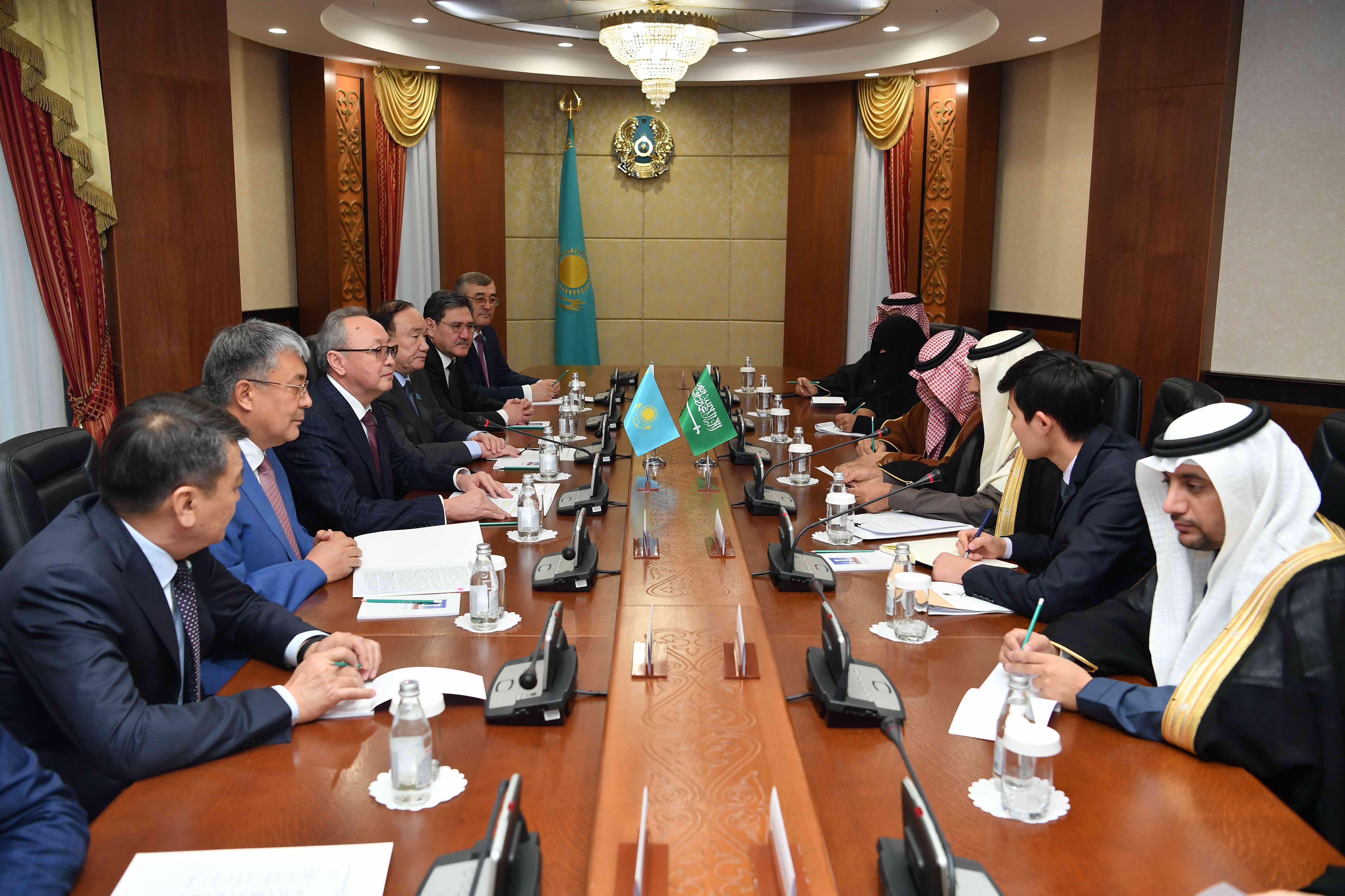 ب. بەكنازاروۆ كونسۋلتاتيۆتىك كەڭەسى دەلەگاتسياسىنىڭ باسشىسى احماد ءال-حامديمەن كەزدەستى