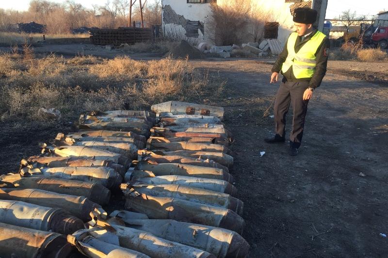 تالدىقورعاندا ارماتۋرا زاۋىتىنان 46 اۋە بومباسى تابىلدى