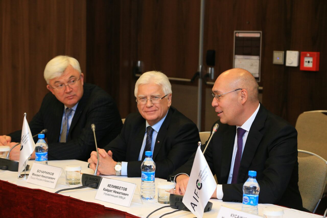 قايرات كەلىمبەتوۆ رەسەيدىڭ ءىرى بيزنەس وكىلدەرىمەن كەزدەستى