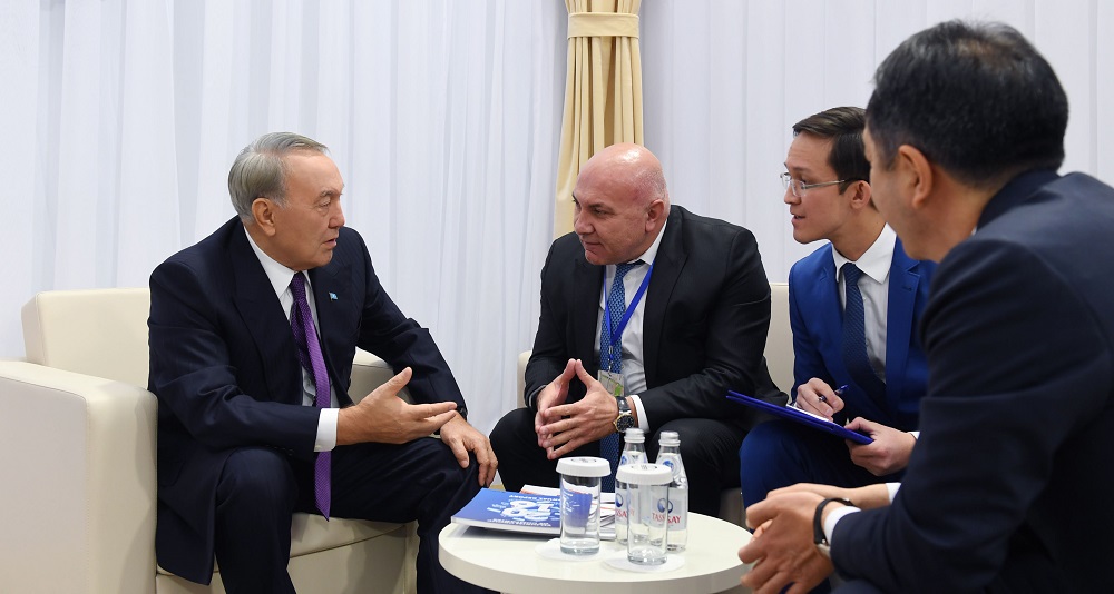 نۇرسۇلتان نازارباەۆ «Yildirim Holding» كومپانياسىنىڭ باسشىسىمەن كەزدەستى