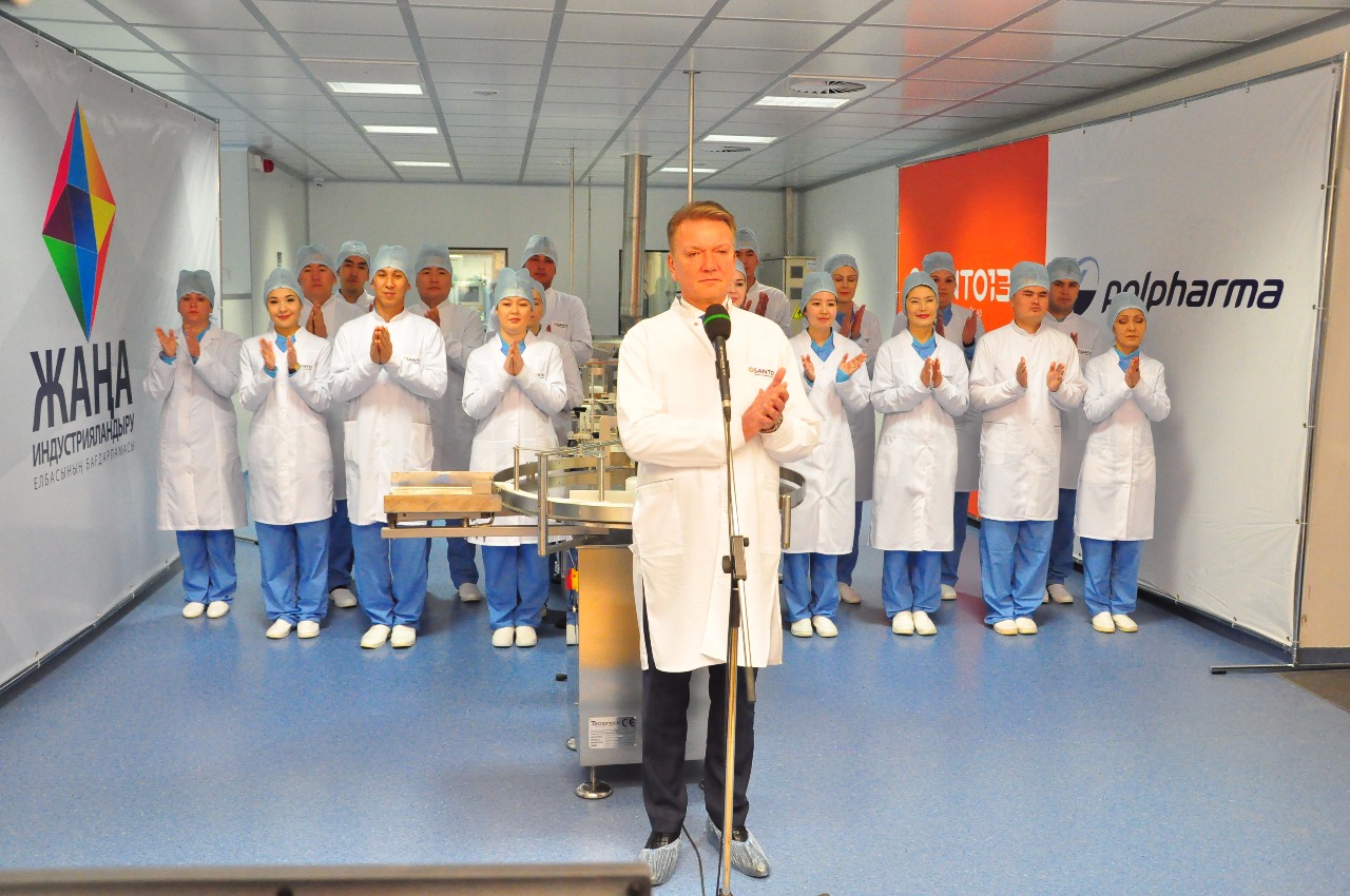 ەلباسى تەلەكوپىر بارىسىندا شىمكەنتتەگى 20 ملن قوراپ ءدارى شىعاراتىن تسەحتى ىسكە قوستى