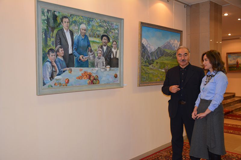 استانادا «ماڭگىلىك ەل» قاي­راتكەرلەرى: حام­زا قيقىموۆ» تاقى­رى­بىندا كور­كەمونەر كورمەسى اشىلدى
